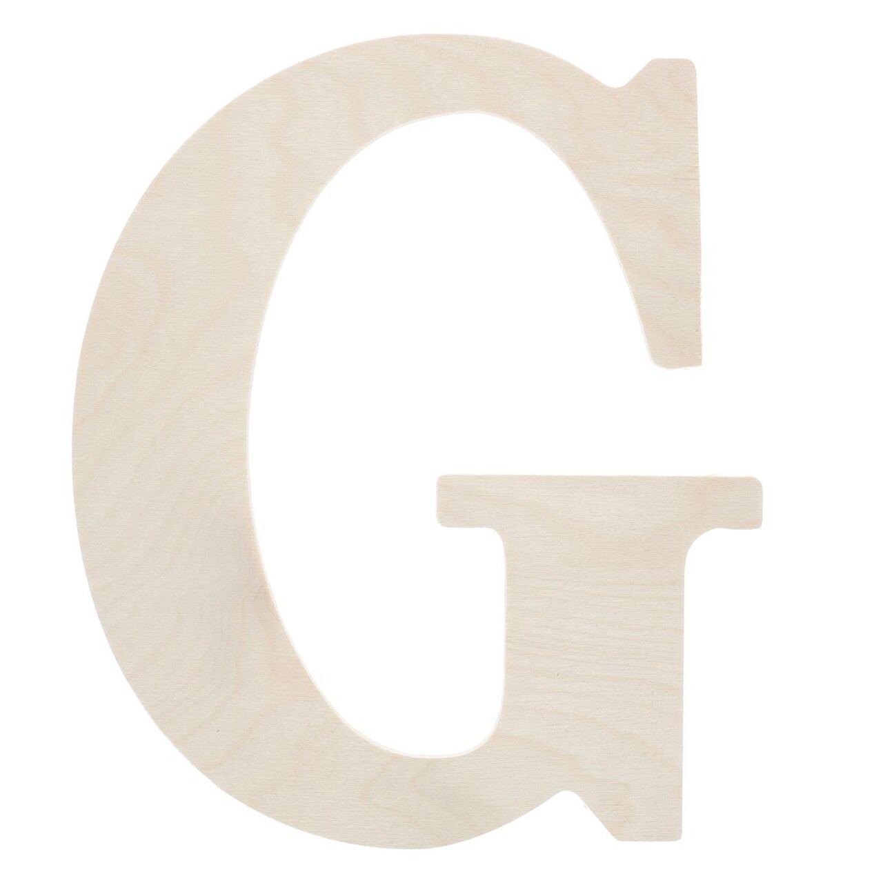 Good Wood by Leisure Arts Letter 9.5" G, Wooden Letters, Wood Letters, Wooden Letters Wall Decor, Large Wooden Letters, Wooden Letters 9.5 inch, Small Wooden Letters for Crafts